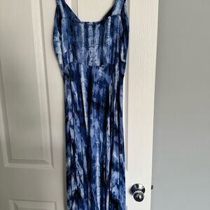 American Rag Indigo Tie-Dye Maxi Dress